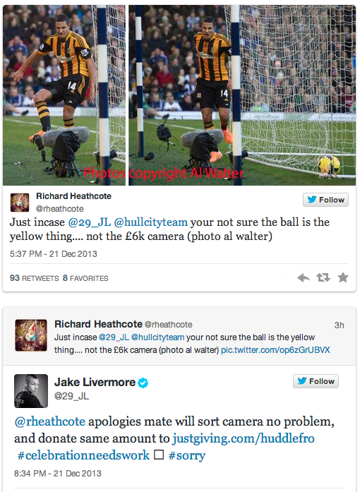 Cel mai SCUMP mod de a celebra un gol! Trebuie sa plateasca 7000 &euro; dupa ce a sarbatorit ca un nebun un gol inscris in acest weekend in Premier League: