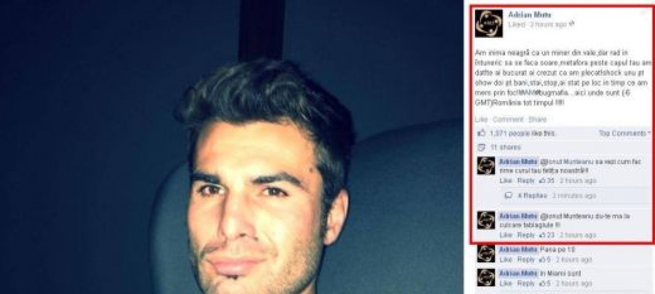 NU se poate! Mutu a facut PRAPAD pe Facebook: s-a injurat cu fanii dupa ce si-a facut un 'selfie'! Scene incredibile:_2