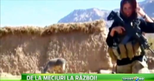 O MAJORETA din America si-a gresit vocatia si s-a inrolat in armata! Acum lupta in Afganistan: Stiam intotdeauna ca voi fi soldat