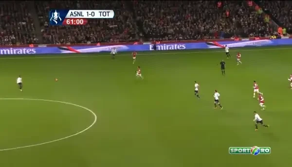 Gol Rosicky 2-0 Arsenal