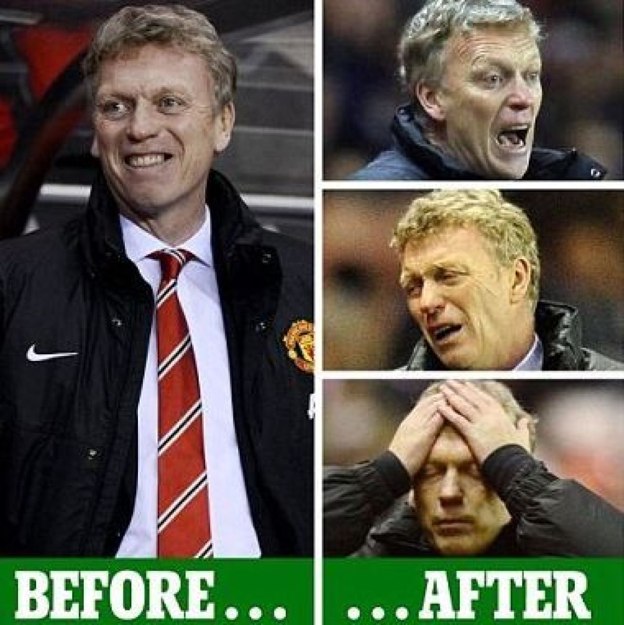 DEZASTRU United! Alex Ferguson a privit din tribune cum ii este distrusa mostenirea! Record negativ uluitor dupa 22 de ani stabilit de David Moyes! VIDEO_2