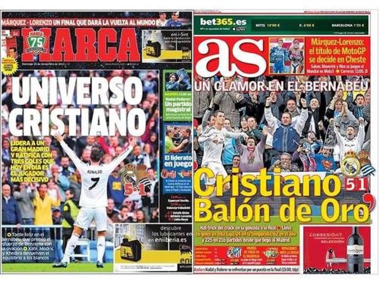 LIVEBLOG #BalonulDeAur | Cristiano Ronaldo a castigat Balonul de Aur pentru a 2-a oara in cariera: