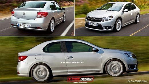 FOTO Primul model COUPE de Logan: are 2 usi si multi cai putere! Vezi cum arata:_3