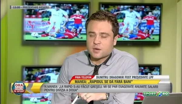 Dragomir: "Sarcina nu mai vine la Rapid. S-a retras cand a vazut ce datorii sunt" Cum a fost la un pas sa preia Rapidul: "Aveam 49% din actiuni"