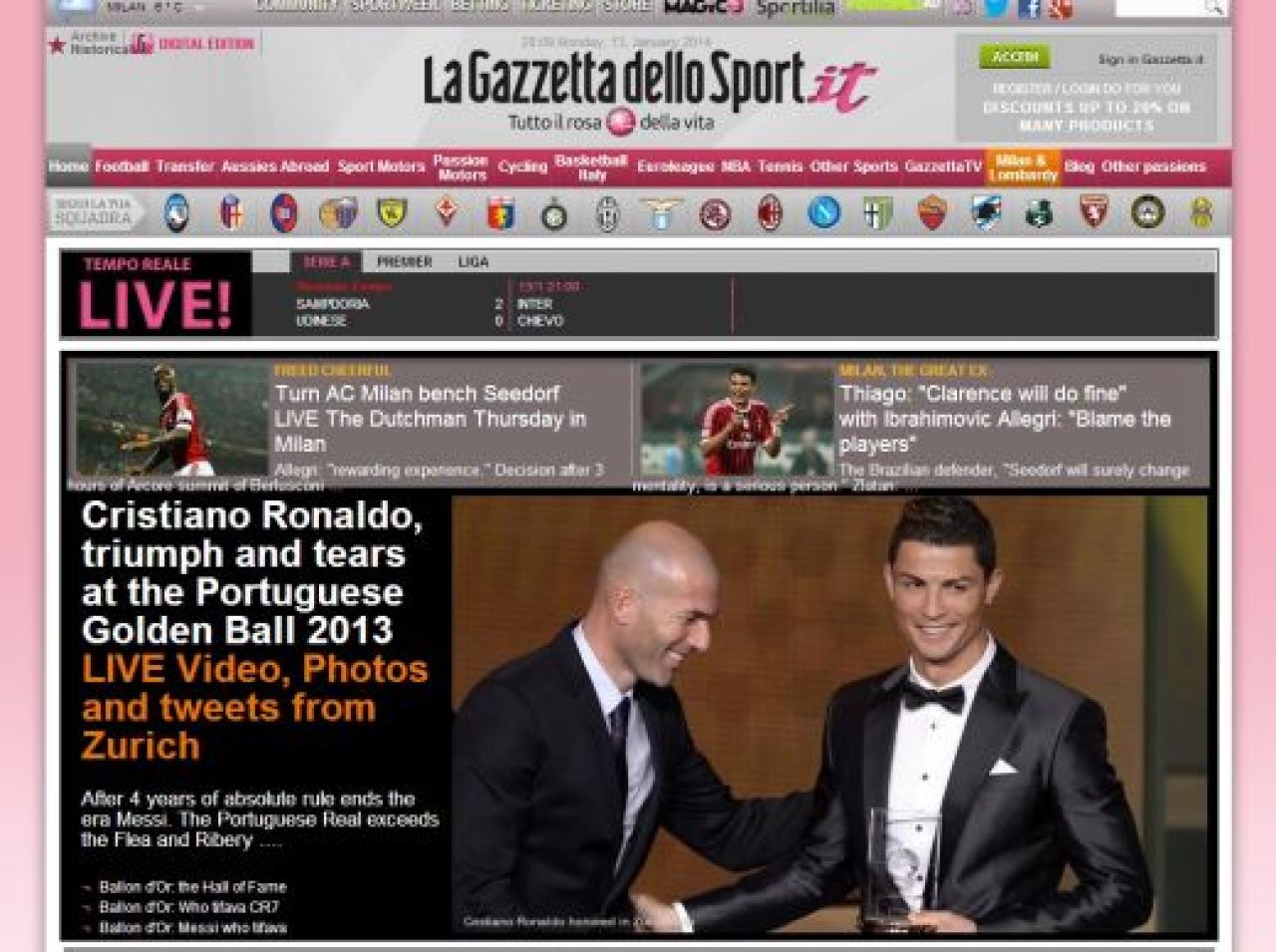 CR7 e IDOL!