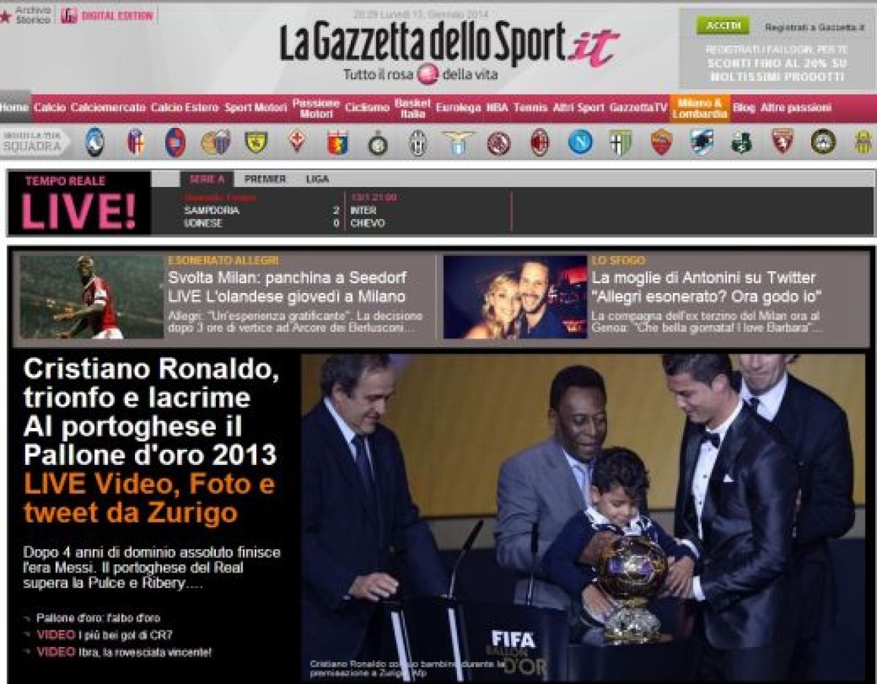 CR7 e IDOL!