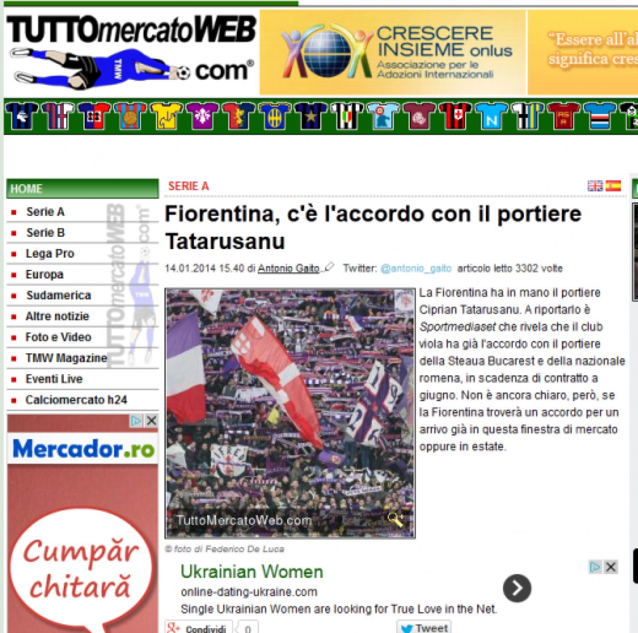 OFICIAL! Tatarusanu pleaca in Serie A! Anuntul facut de italieni in urma cu cateva minute_4