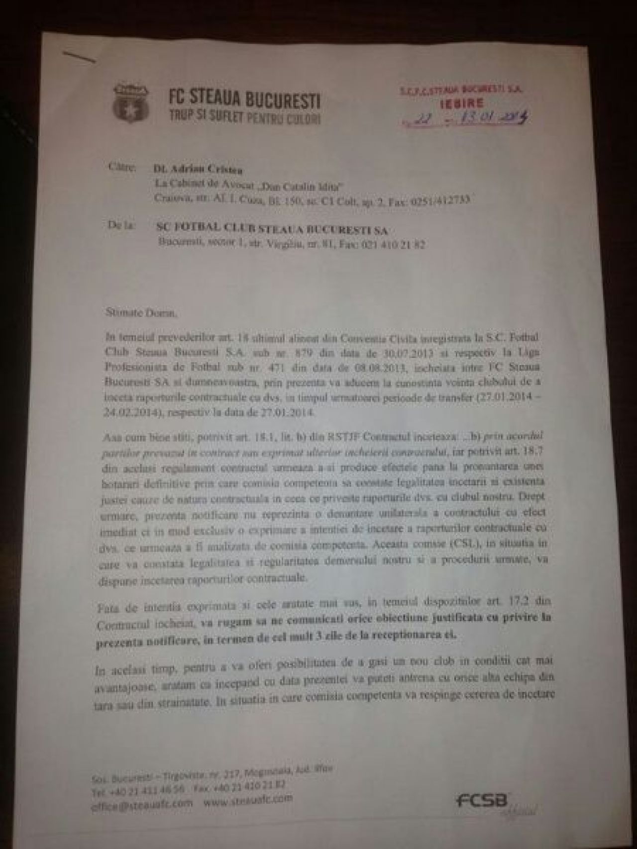 Steaua nu cedeaza: RAZBOI de 120.000 de euro cu Adrian Cristea! Ce solutie au gasit oficialii din Ghencea!_3