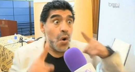 SENZATIONAL! Cea mai nebuna reactie a lui Maradona! A vorbit despre Messi si Ronaldo, apoi a facut fata asta! :) Ce intrebare l-a scos din MINTI! VIDEO