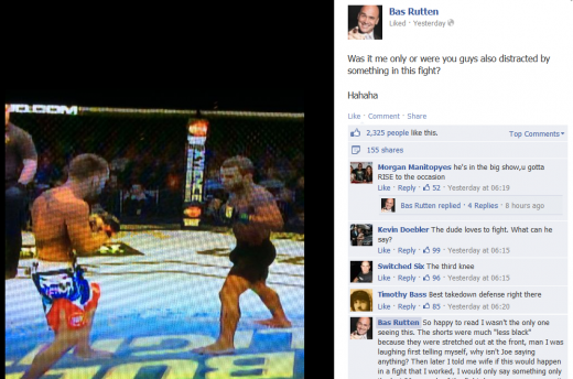 Moment FABULOS la o gala de MMA! Nu pot sa cred ca vad asa ceva Unul dintre comentatori s-a prapadit de ras! Ce vezi ciudat in poza? :))