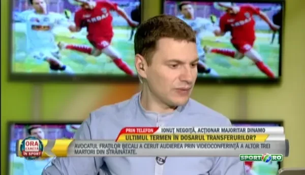 Negoita nu ar zice NU unui partener: Din pacate, nu prea se baga nimeni. Sunt multi care se baga doar in seama! Ce spune despre viitorul lui Dinamo: