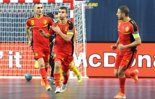 Gest oribil in meciul de futsal cu Belgia! Un adversar a jignit o tara intreaga! Ce reactie a avut dupa gol: FOTO
