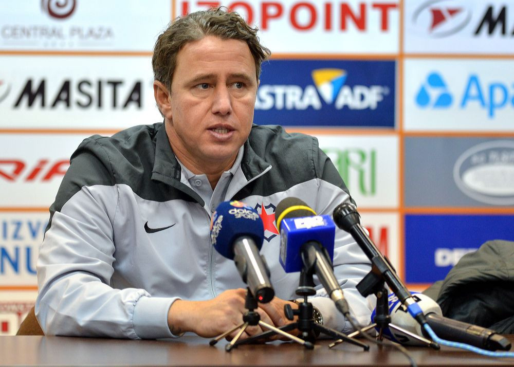 Reghe a tras concluziile: Vom fi greu de invins in retur! Antrenorul Stelei viseaza la transferul lui Sanmartean: Sper sa vina mai repede