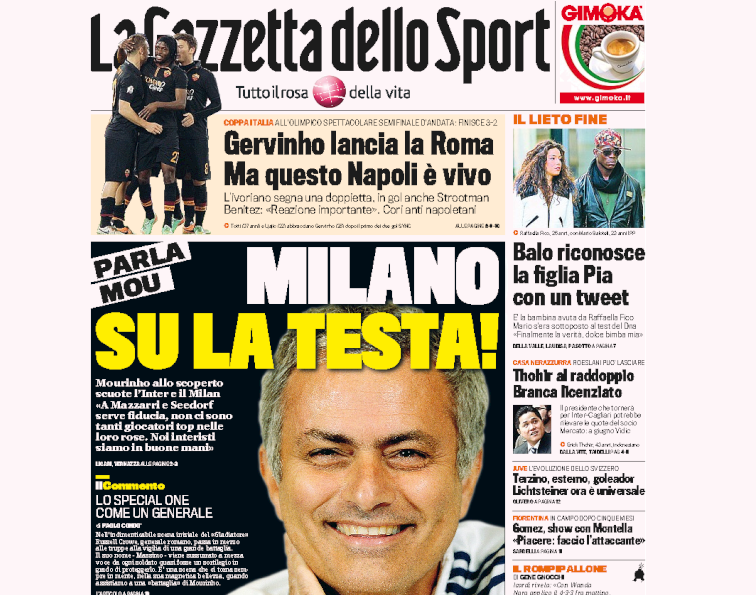 Sa fim seriosi. Cum sa faca Milan si Inter asta? Declaratia lui Mourinho care a ajuns pe primele pagini in toata Italia