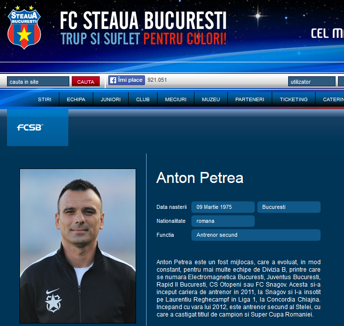 Ce surpriza! Pe foaia de joc, Reghe NU este antrenorul Stelei la primul meci din 2014! Omul care antreneaza pentru o zi campioana: