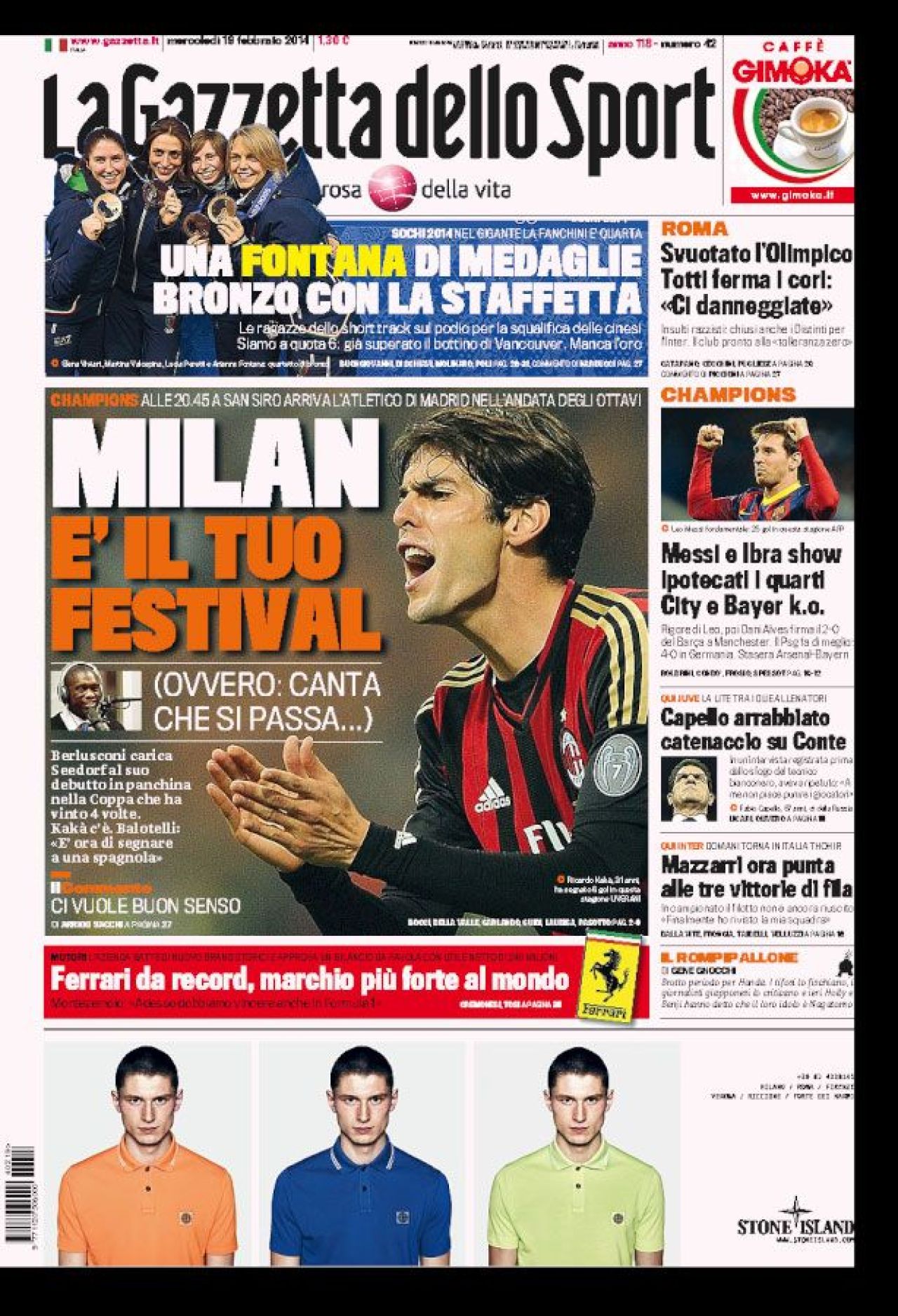 LIVE BLOG Liga Campionilor | AC Milan 0-1 Atletico Madrid; Arsenal 0-2 Bayern! Rezumatele meciurilor de miercuri_4