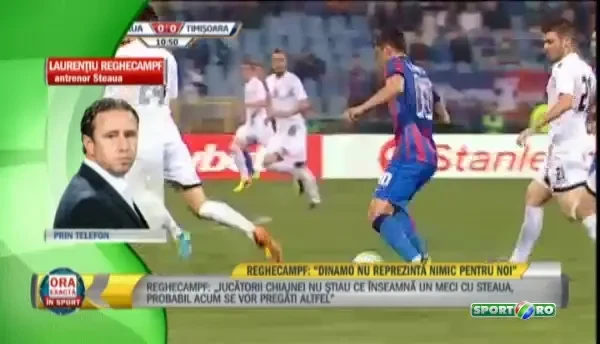 Reghe NU ii mai vede pe caini : New Dinamo, New nu-stiu-ce! Nu ne putem compara! Cum a fost antrenor la Dinamo :)