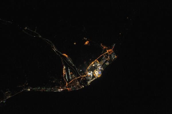 Imagini superbe suprinse din spatiul cosmic. Cum arata statiunea Sochi, in timpul Jocurilor Olimpice