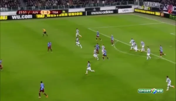 Bourceanu, pus in FUND de MAESTRUL Pirlo, in Juve 2-0 Trabzon! Vezi faza cu care Andrea Pirlo l-a pacalit pe fostul capitan al Stelei: