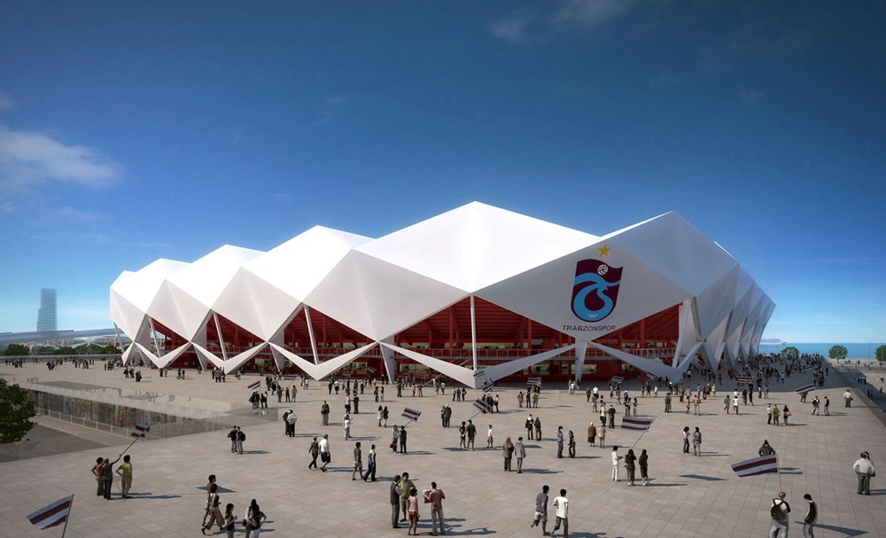 A dat cimitirul pe mare :) Aici va juca Bourceanu din 2015! GALERIE FOTO: Imagini cu noul stadion al lui Trabzon.