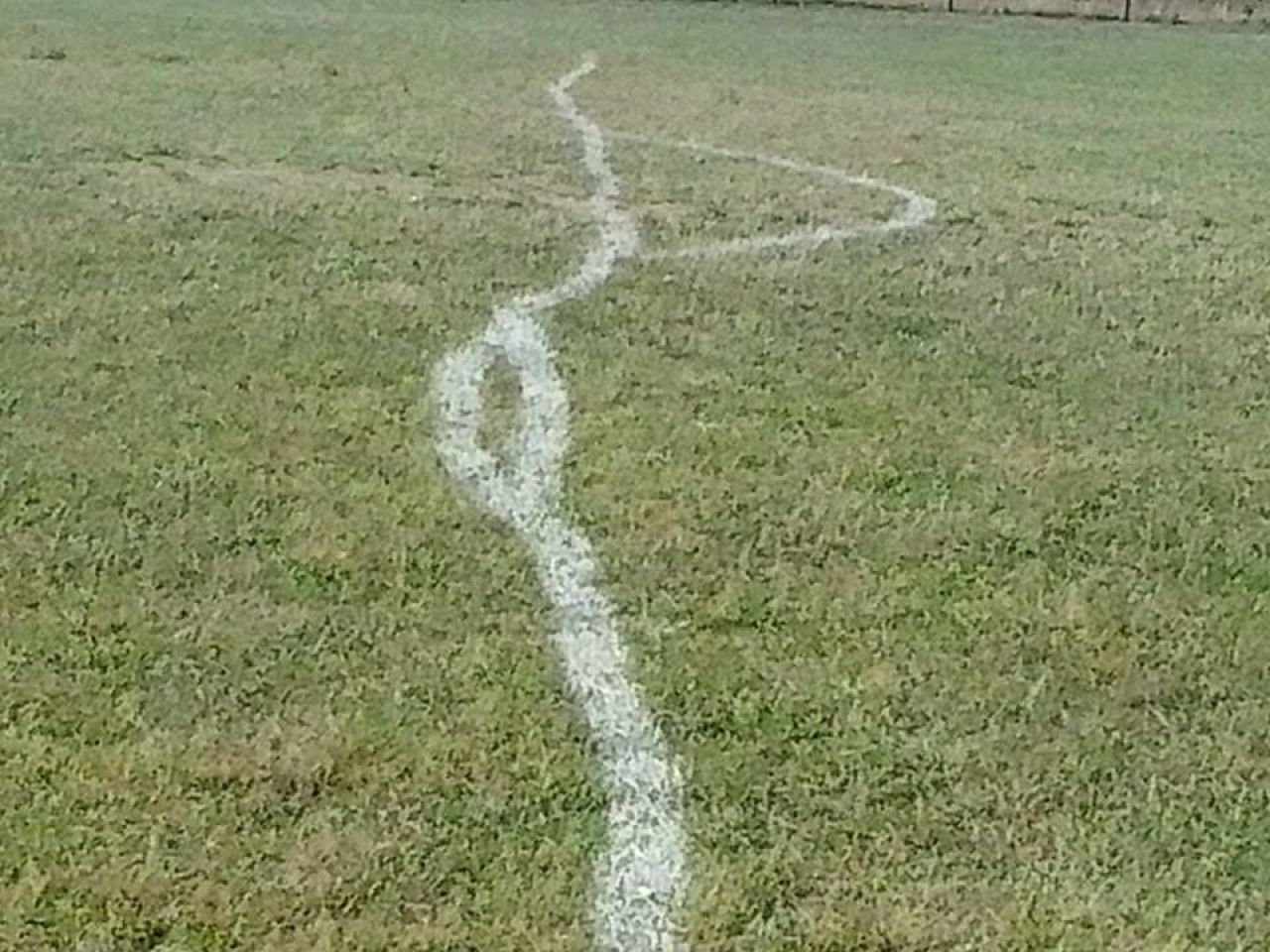 FOTO: Cel mai tare marcaj din istoria fotbalului! Explicatia pentru care la un meci din Romania liniile au fost trasate in acest fel :))_3
