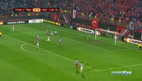 Vezi golul lui Vidal din meciul cu Trabzonspor