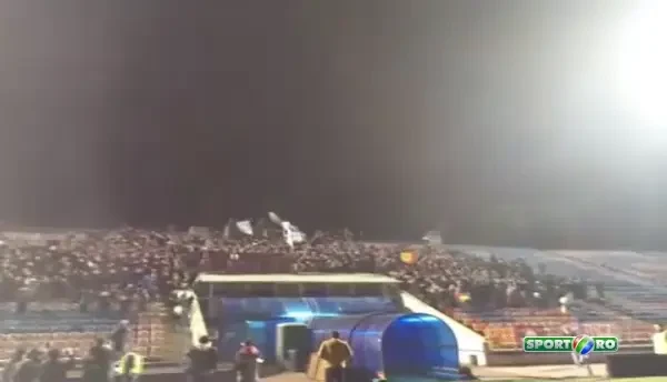 Fanii Stelei in Ghencea, inaintea Derbyului cu Dinamo