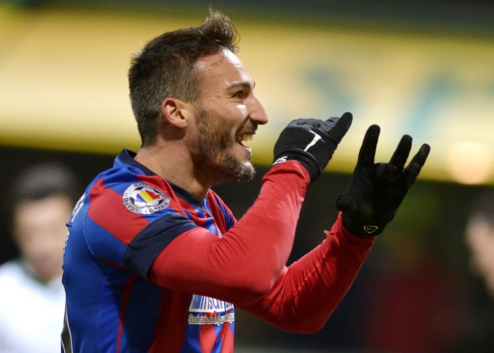 Piovaccari se gandeste la plecarea de la Steaua: Vreau sa debutez in Serie A! Pe ce loc ar termina Steaua in Italia