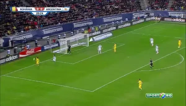 Ocazie imensa de 1-0, Ciprian Marica putea da lovitura pe National Arena! VIDEO: interventia senzationala a lui Sergio Romero