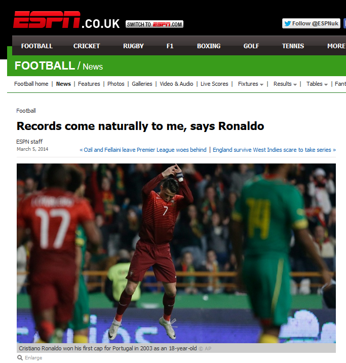 RECORD superb pentru Ronaldo! Cand Messi vomita la Bucuresti, el intra in istorie la Lisabona! Cifre de senzatie: