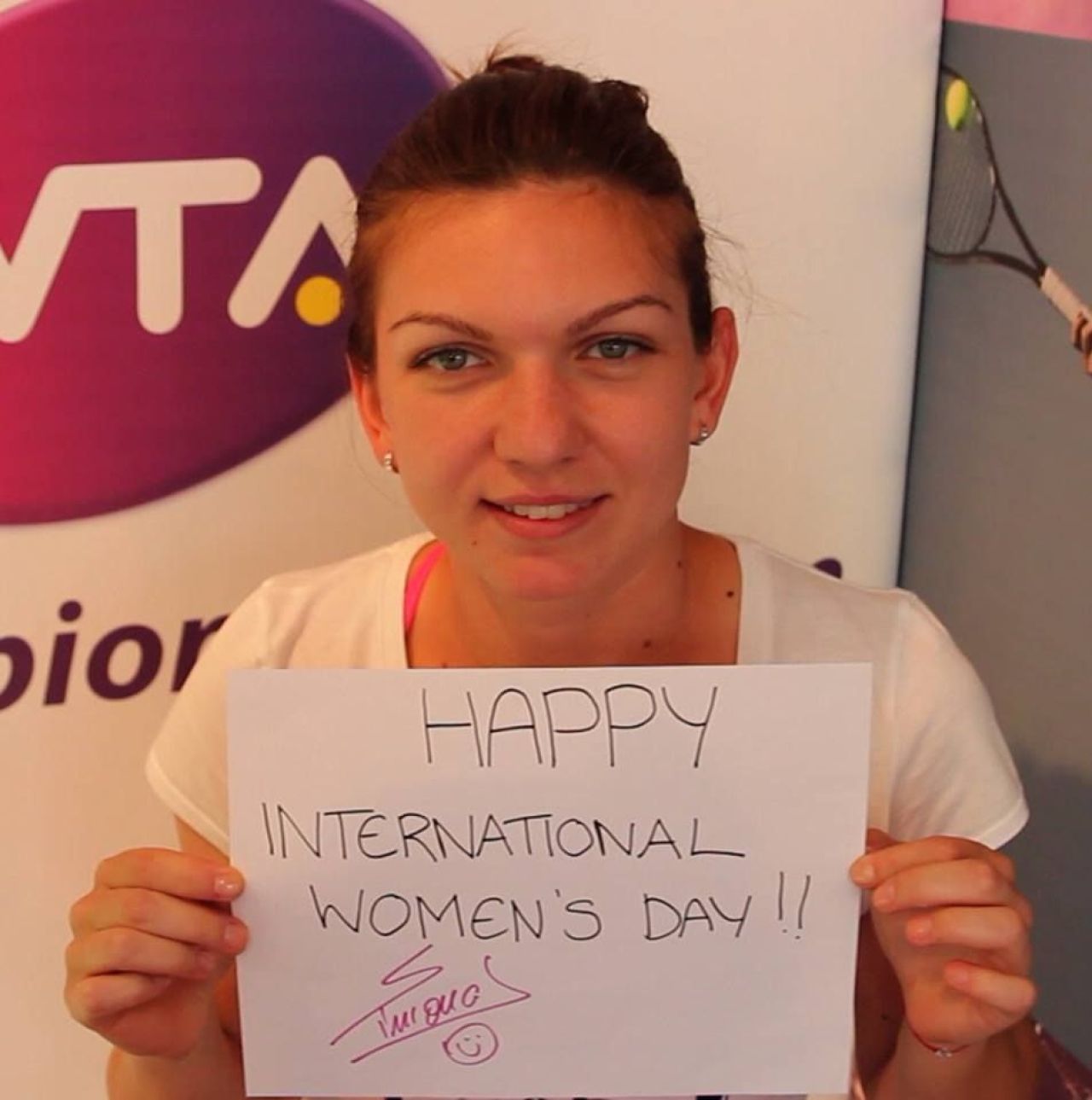 Mesajul superb al Simonei Halep! Ce a aparut pe pagina de Facebook a WTA in aceasta dimineata_8