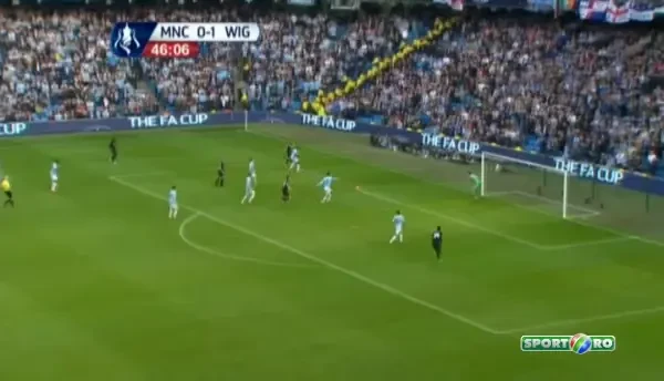 City, in stare de soc! Cum a marcat Wigan al doilea gol
