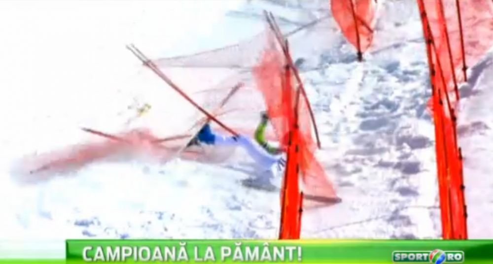 Clipe de groaza in Elvetia! Campioana olimpica la schi a fost la un pas de o tragedie! Atentie, imaginile sunt socante VIDEO