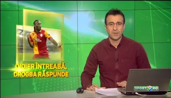 Drogba si-a luat singur interviu inainte de meciul cu Chelsea :)