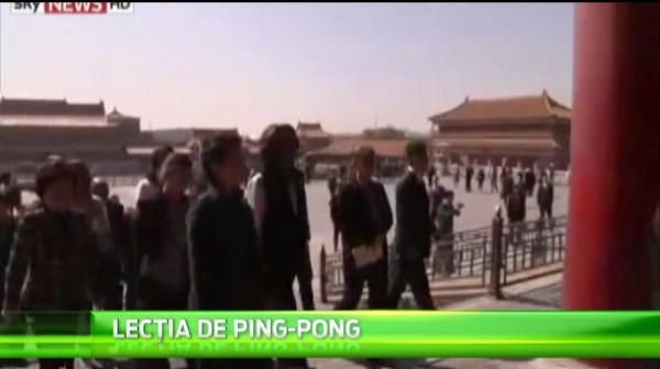 Spectacol cu Michelle Obama in China! De ce sport s-a apucat prima doamna a Americii