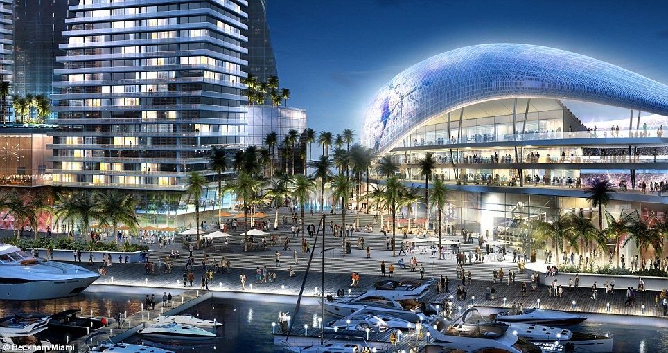 Asa arata Beckham ARENA! Stadion de 5 stele construit in port, cu restaurant, club de noapte si cafenele la oficiala! FOTO_4