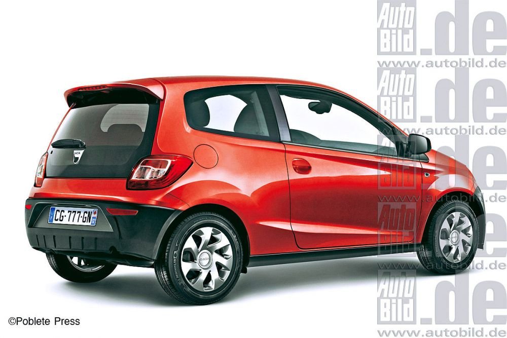 FOTO Primele imagini cu Dacia Mini! Modelul de oras va costa 5000 de euro! Nemtii au aflat cum arata