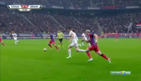 Ghinionistul anului la Steaua! Stanciu a trimis-o din nou in bara