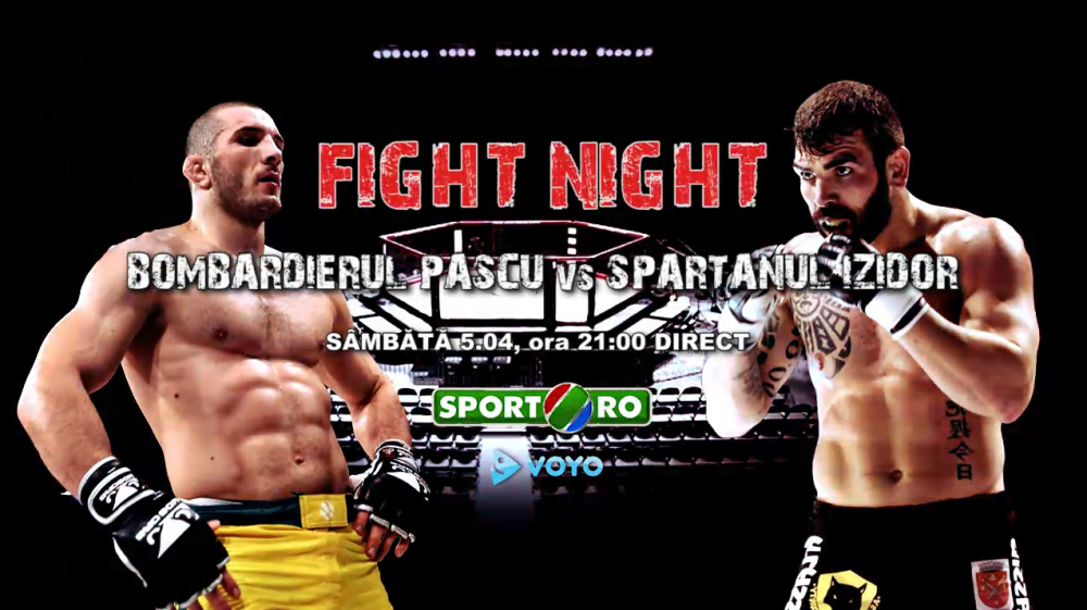 Super gala de MMA in direct la Sport.ro! Bombardierul Pascu vs Spartanul Izidor! Vezi tot card-ul galei