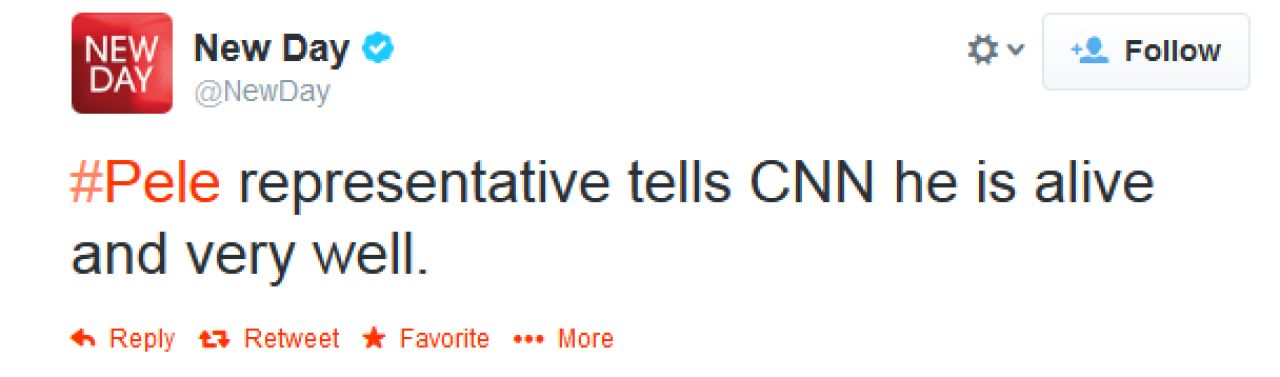 CNN, cea mai mare televiziune de stiri a lumii, l-a omorat azi pe marele Pele! Anuntul care a provocat panica pe net:_2