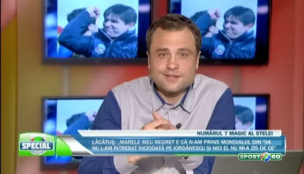 Lacatus live la Ora Exacta in Sport de ziua lui