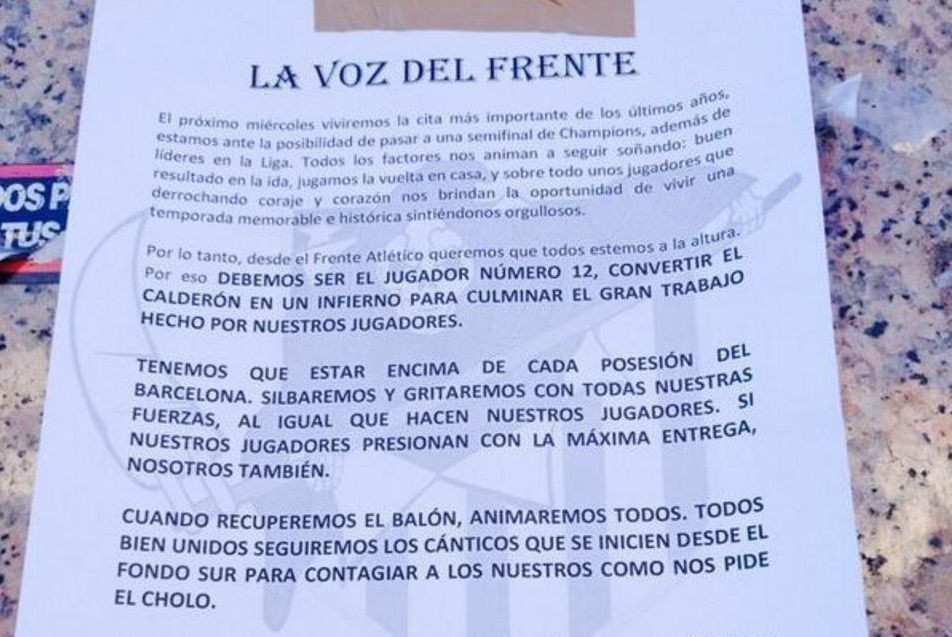 Tot orasul a fost impanzit cu aceste hartii! Va fi IAD! Cosmarul pregatit pentru Barcelona