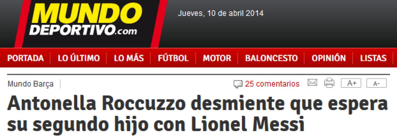 Spaniolii au crezut ca au gasit motivul pentru care Messi a fost praf aseara la Madrid, Antonella dezminte: