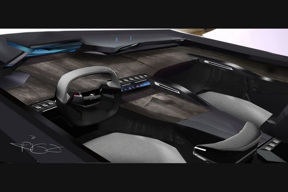 Concept SUPERB de la Peugeot! Exalt, masina cu interior din lana si piele de rechin! FOTO_6