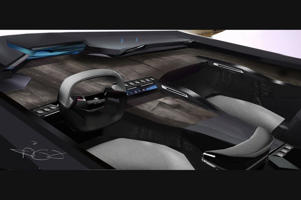 Concept SUPERB de la Peugeot! Exalt, masina cu interior din lana si piele de rechin! FOTO_6