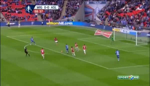 Gol McManaman: Wigan 1-0 Arsenal