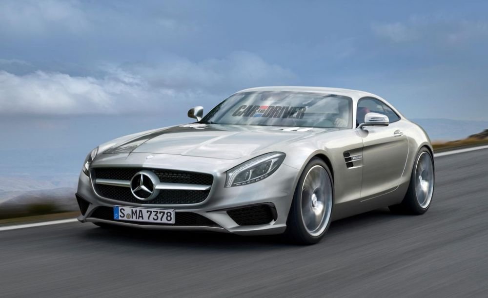 SUPER FOTO RACHETA lansata azi de Mercedes! Vezi cum arata noul AMG-GT!_7
