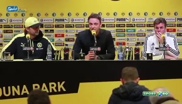 VIDEO Faza MEMORABILA! Klopp s-a ridicat in timpul conferintei si a cerut voie sa plece! Ce a patit antrenorul Borussiei:
