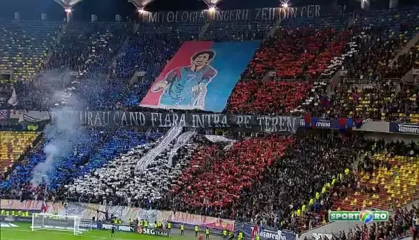 Stelistii au mers pe National Arena cu o coregrafie dedicata lui Marius Lacatus! Cum au raspuns spectacolului facut de dinamovisti