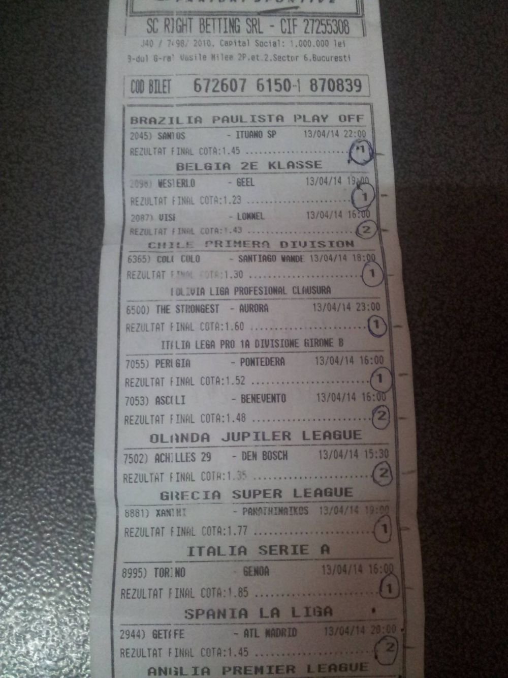 Probabil cel mai tare bilet din 2014! Un ROMAN a dat o lovitura fabuloasa: 30 de mii de euro cu doar 5 lei jucati! Vezi biletul_2